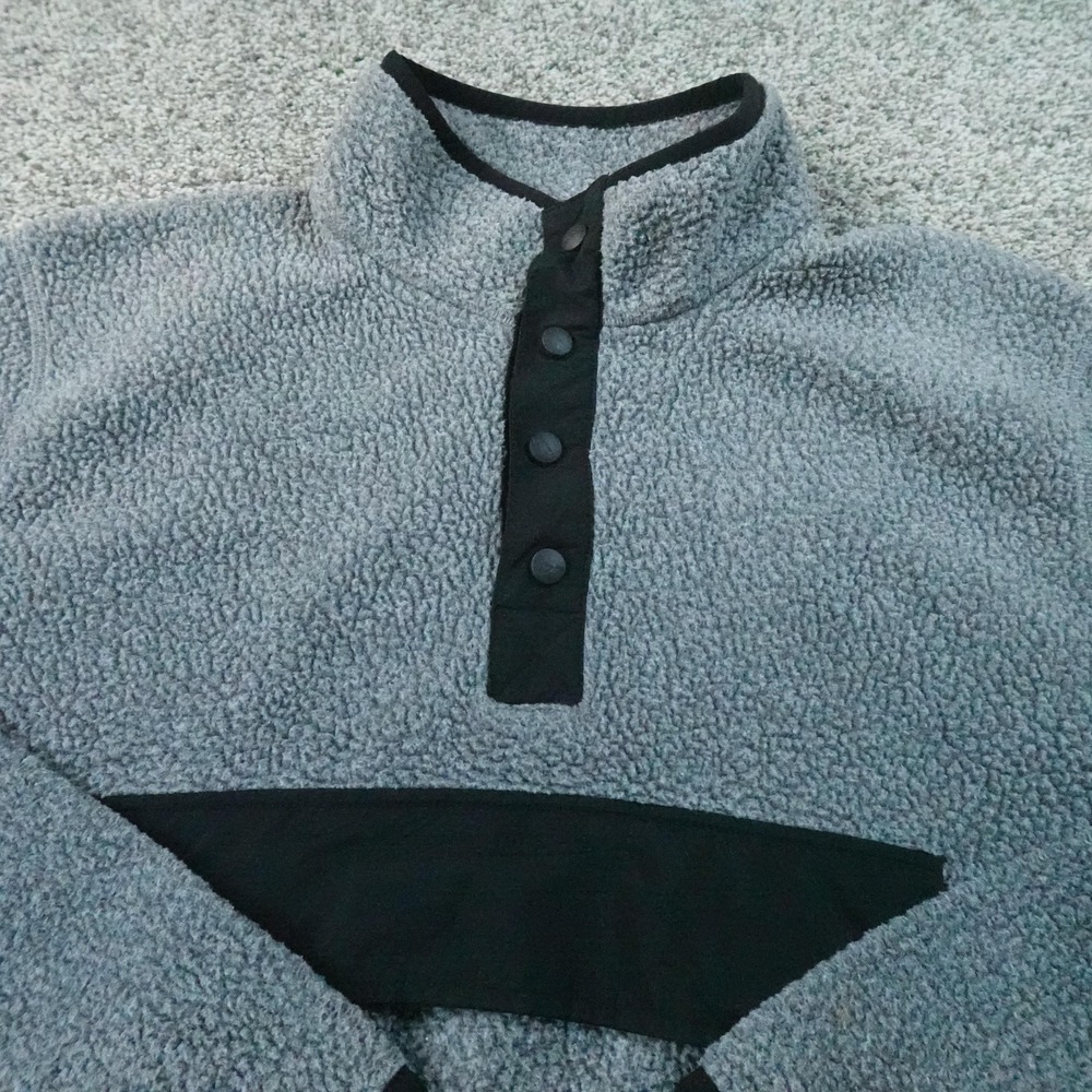 Carhartt Gray Sherpa Pullover with Black Trim